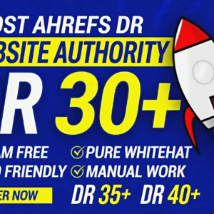 Boost Ahrefs DR 30 Plus Website Authority