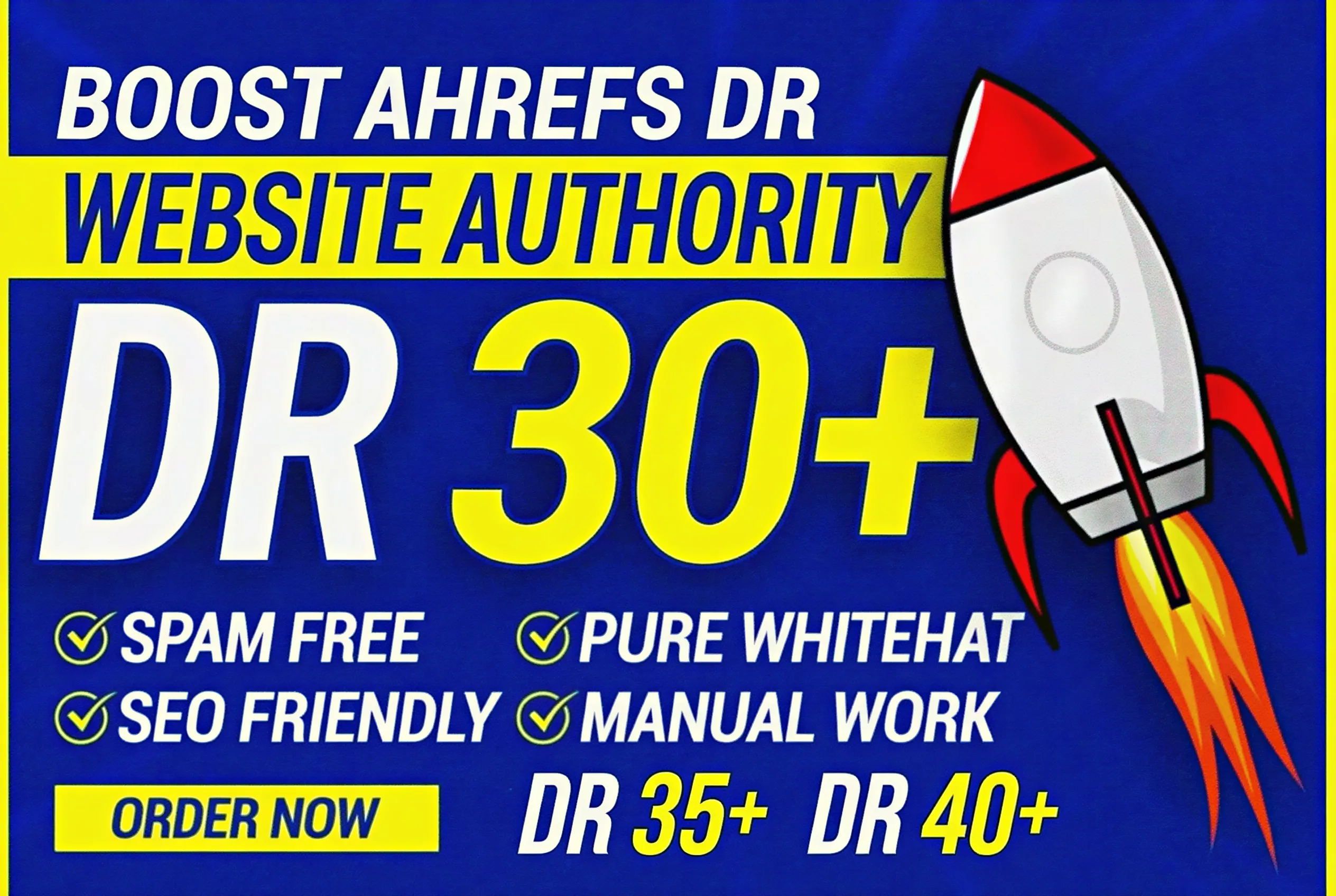 Boost Ahrefs DR 30 Plus Website Authority