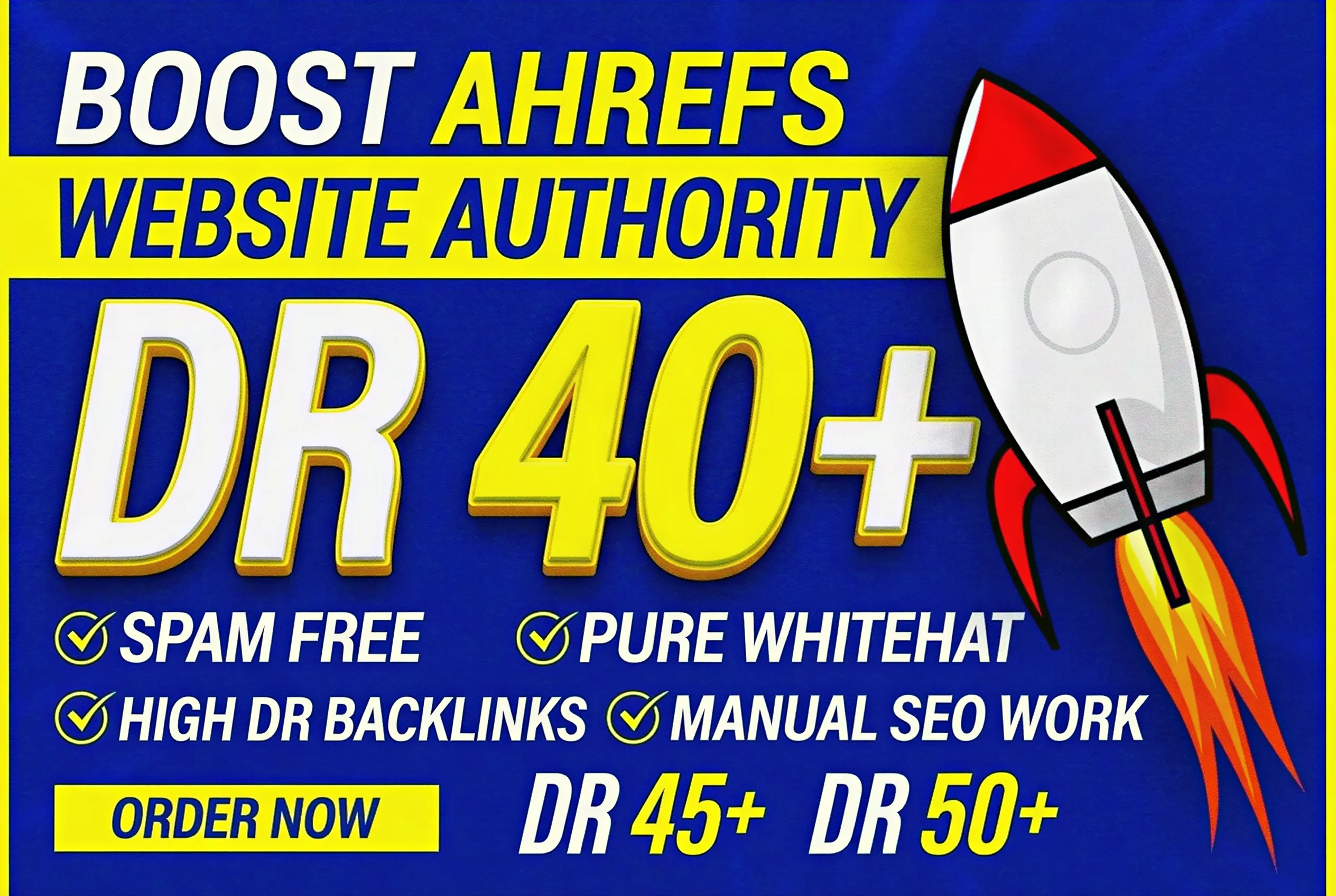 Boost Ahrefs DR 40 Plus Website Authority