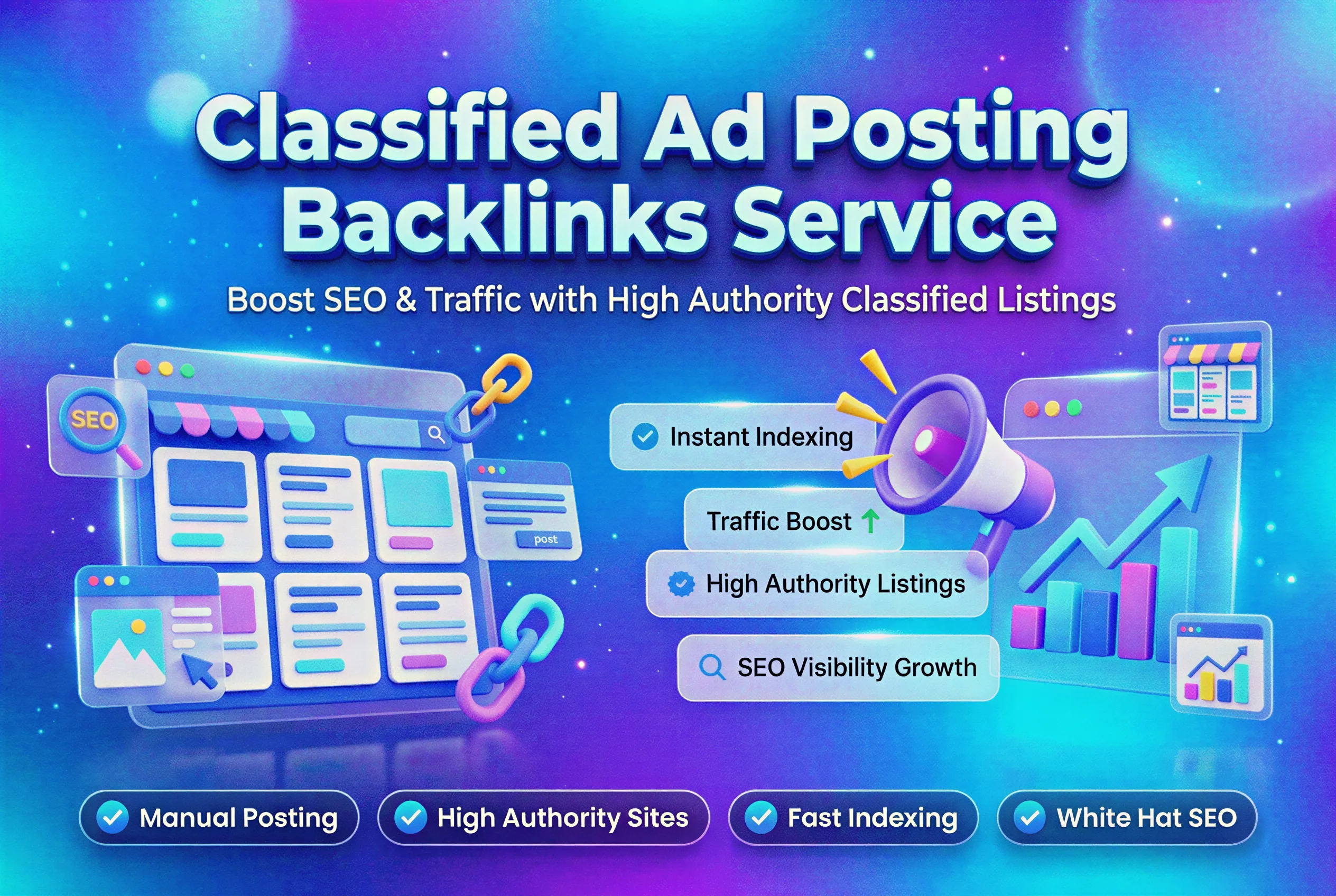 Classified Ad Posting Backlinks Service