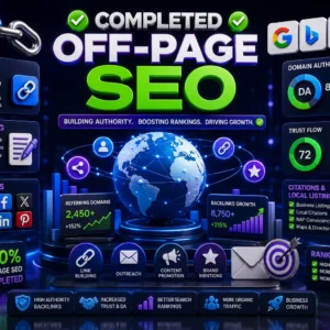 Completed Off-Page SEO Service