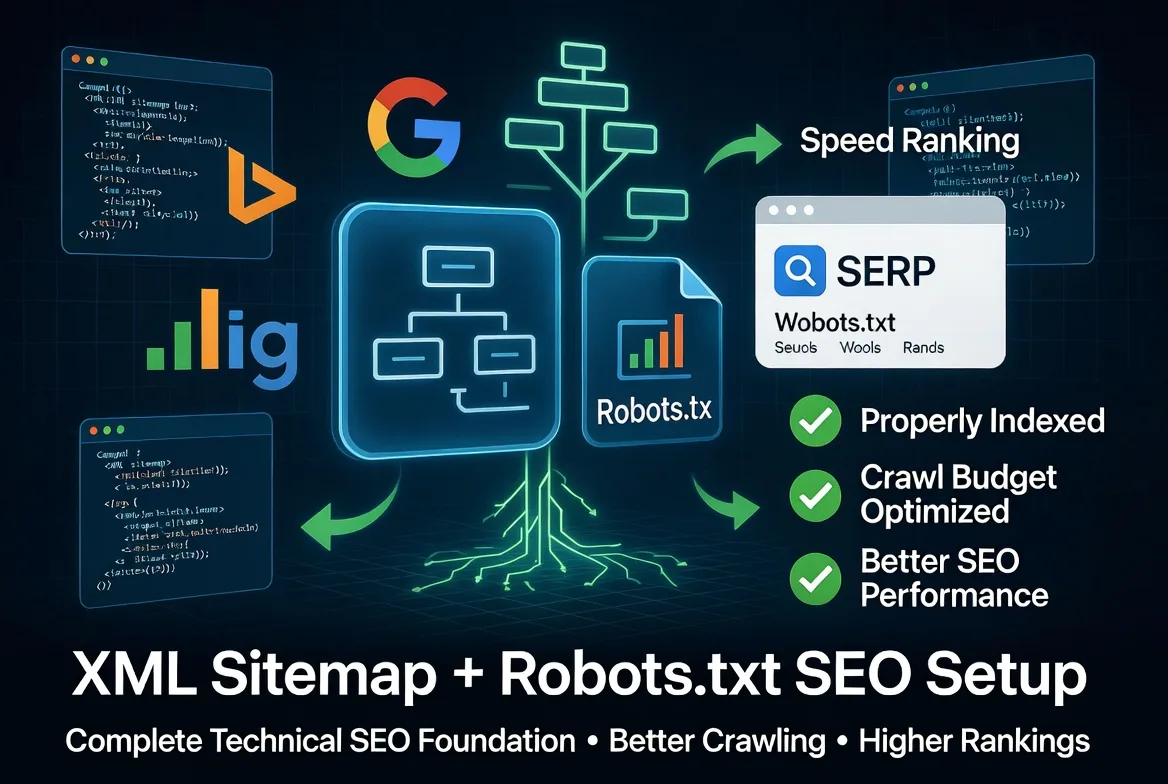 Create XML Sitemap and Robots TXT SEO Setup