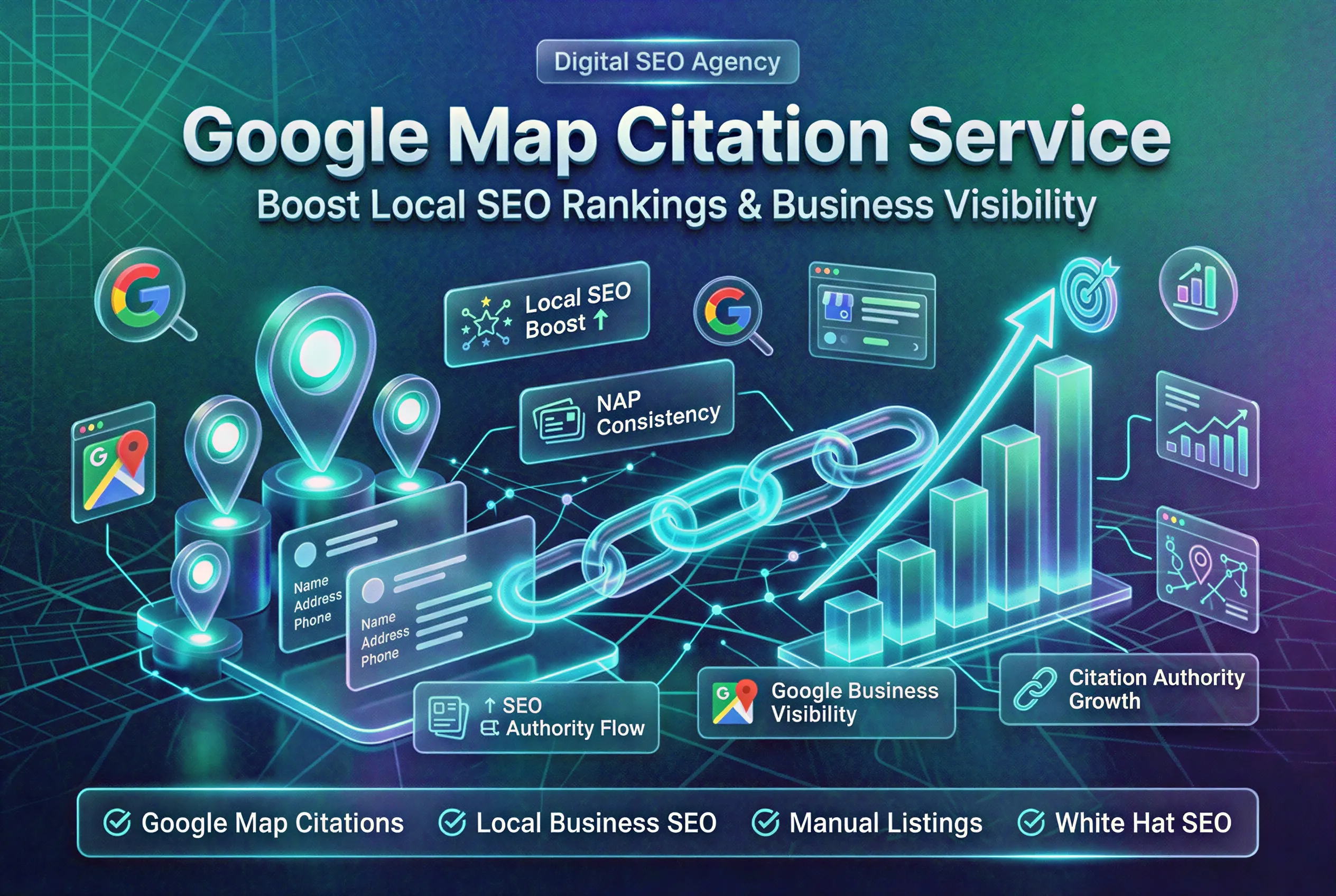 Google Map Citation Service Local SEO Boost