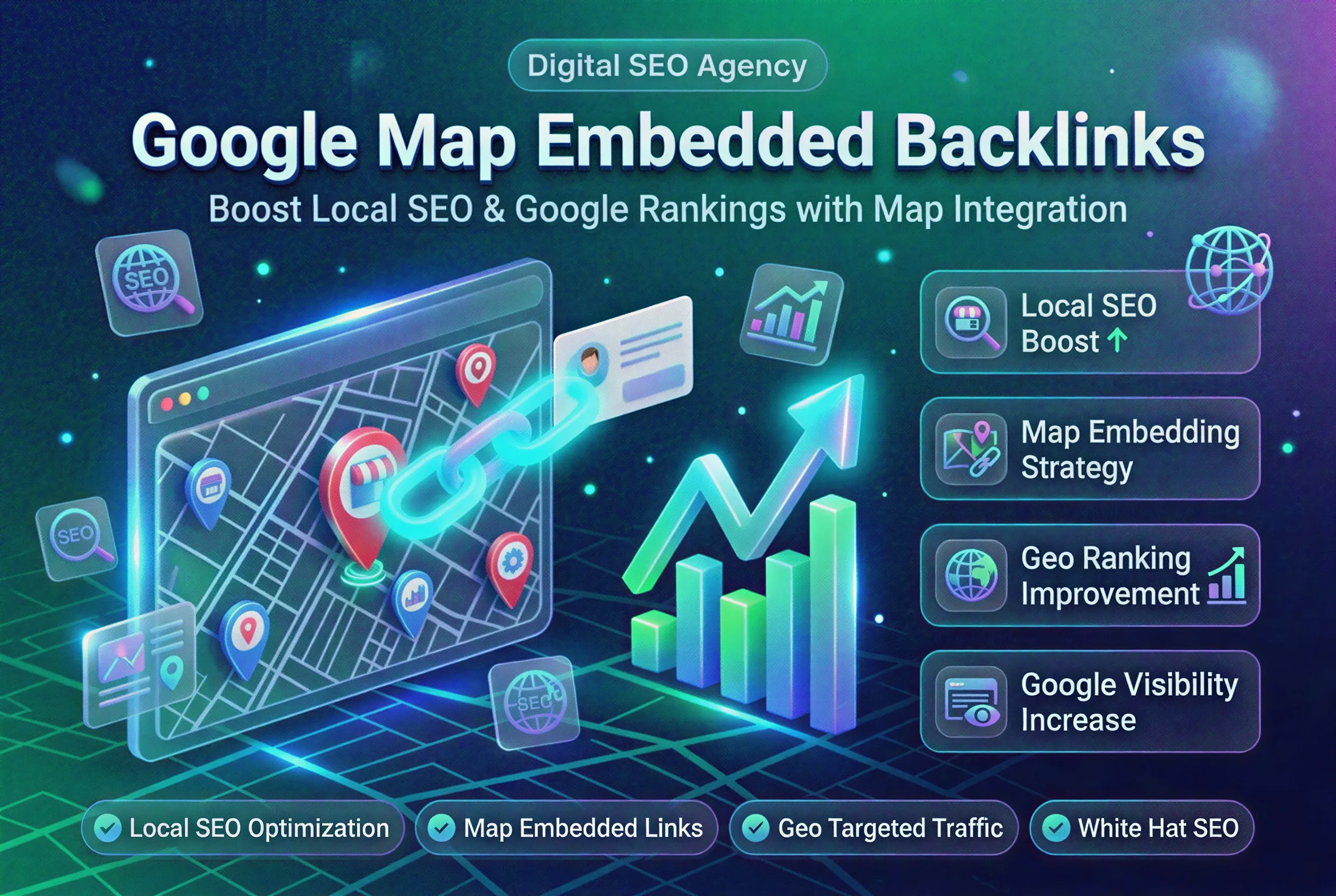 Google Map Embedded Backlinks Local SEO