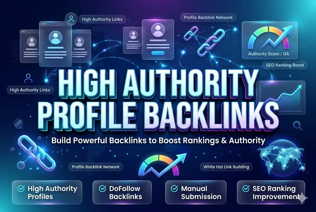High Authority Profile Backlinks Service