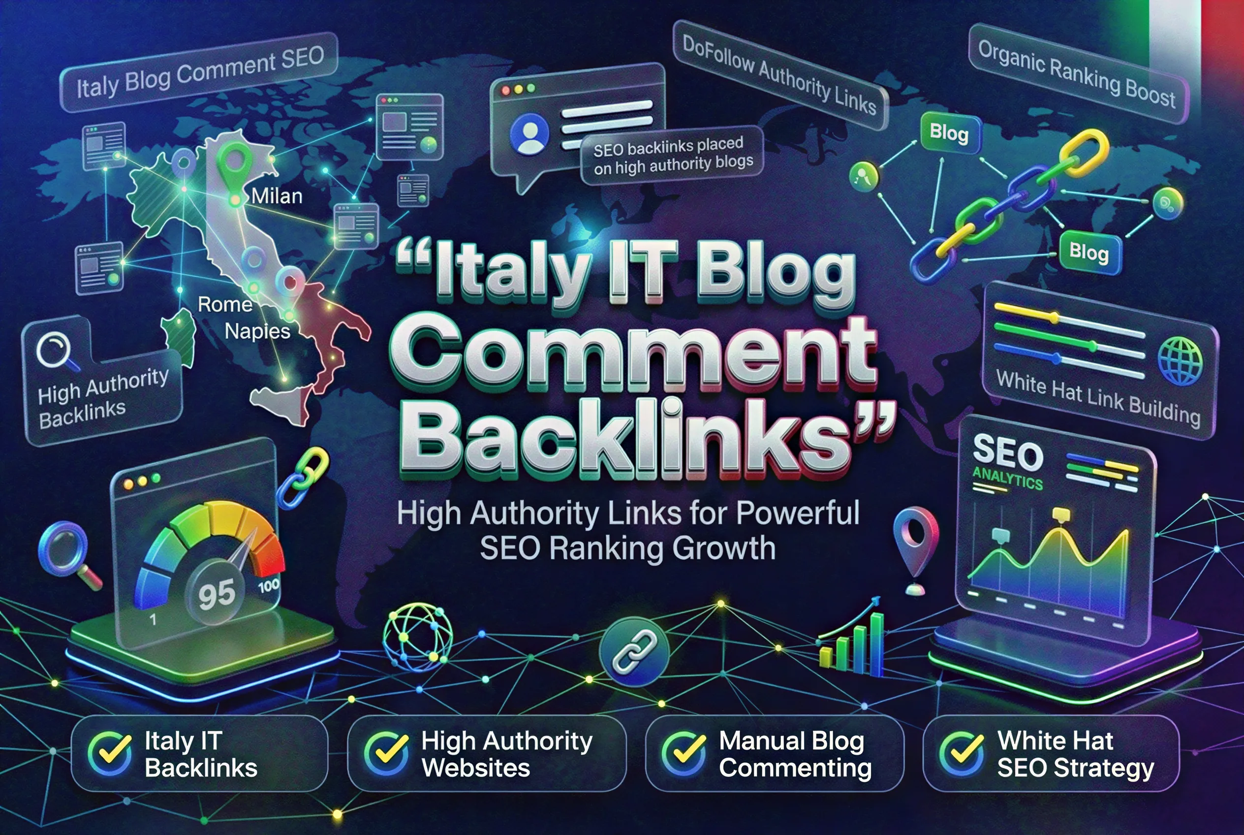 Italy .IT Blog Comment Backlinks High Authority