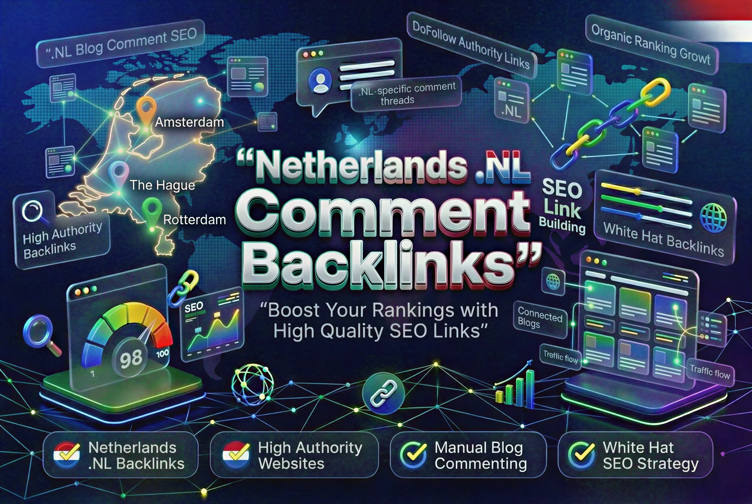 Netherlands .NL Blog Comment Backlinks SEO Service