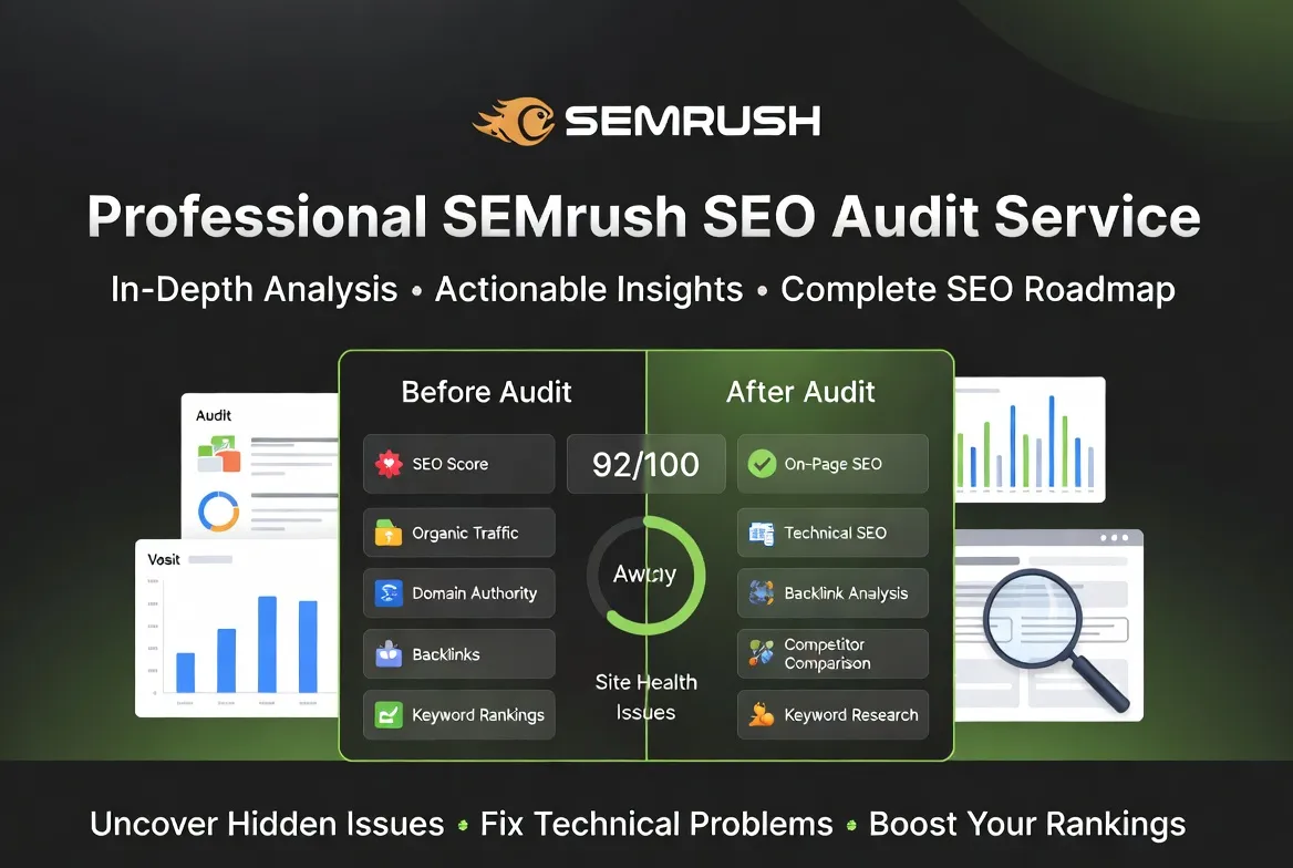 SEMrush Website SEO Audit Professional Service