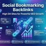 Social Bookmarking Backlinks High DA Sites