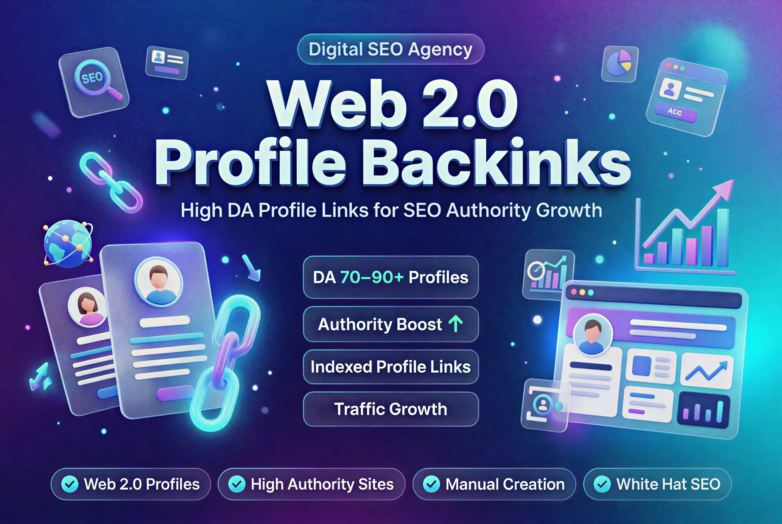 Web 2.0 Profile Backlinks High DA