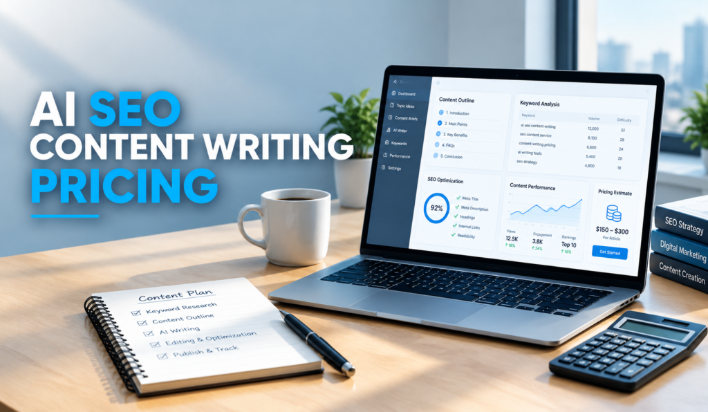 AI SEO Content Writing Service Pricing Per Article