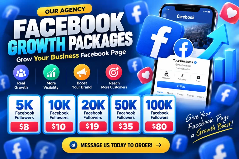 Grow Your Facebook Page With Our Agency!